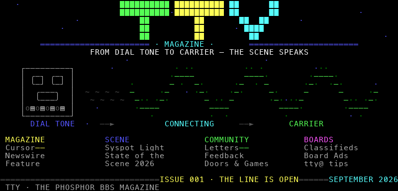 TTY — from dial tone to carrier